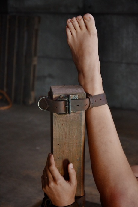 Потрясающую милфу Абеллу Дэнджер связали для БДСМ-глубокой глотки и пыток киской картинка 5