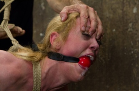 Пышная мамаша Ди Уильямс резвится во время болезненного сеанса бондажа картинка 6