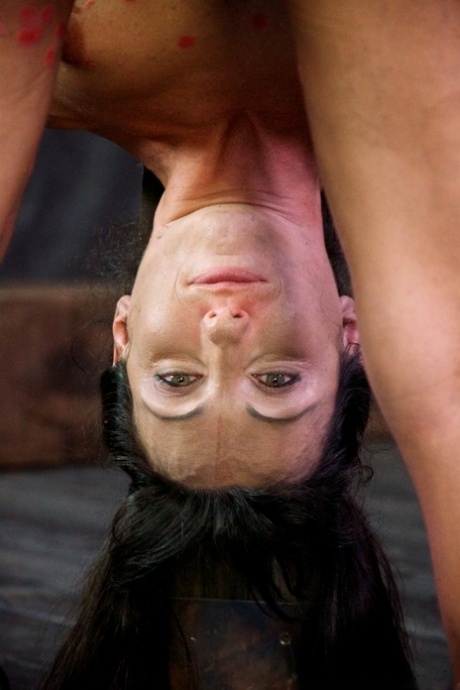 Молодые шлюшки от боли вместе выдерживают экстремальный сеанс бондажа в подземелье картинка 15